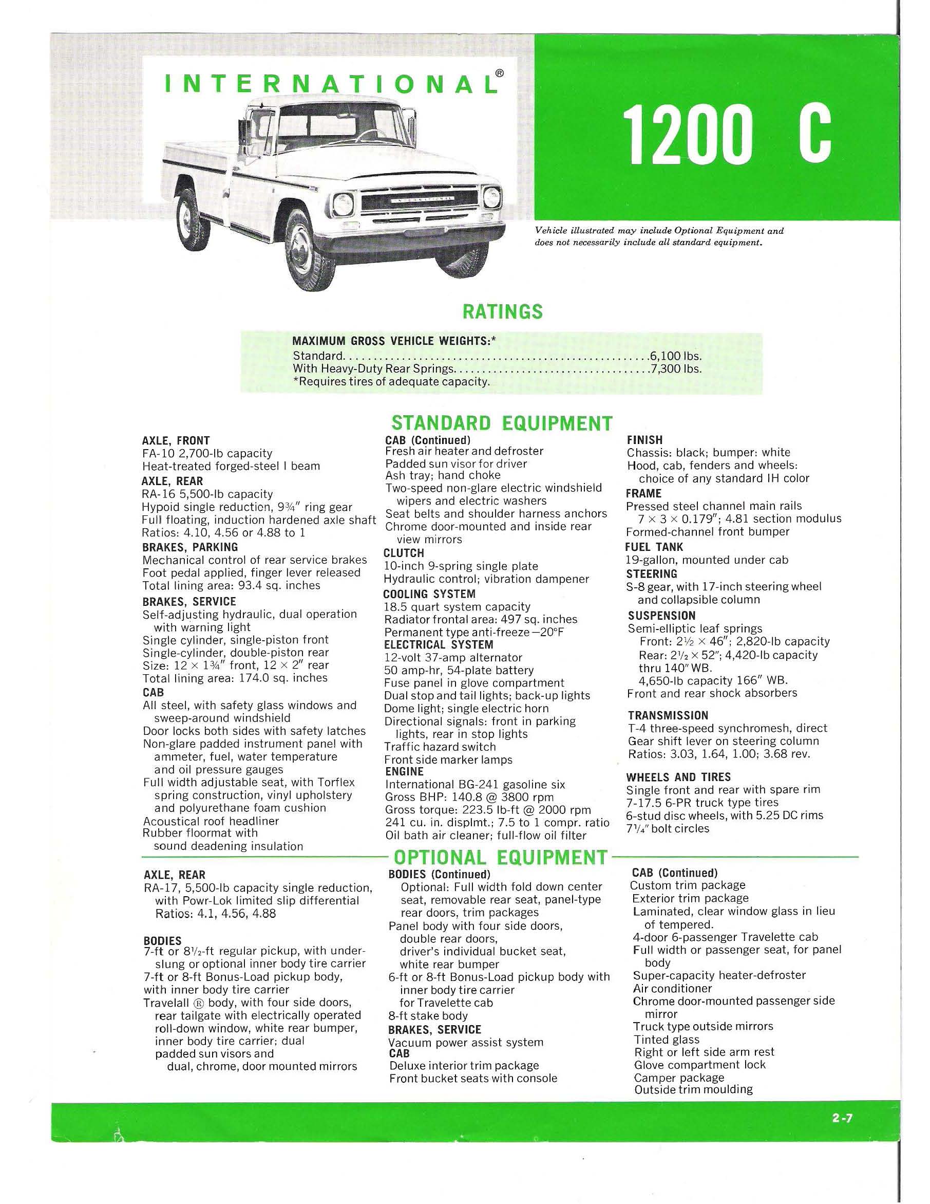 1968 International 1200C Folder Page 2